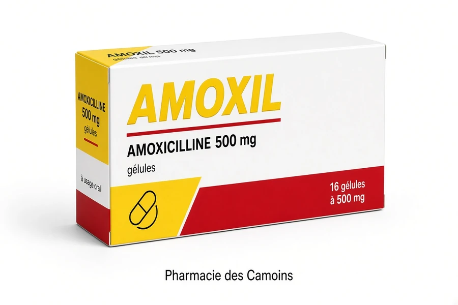 Amoxil 500 mg amoxicilline gélules antibiotique