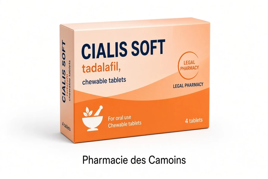 Cialis Soft comprimés à mâcher tadalafil