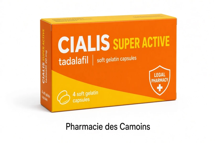 Cialis Super Active gélules gélatineuses tadalafil