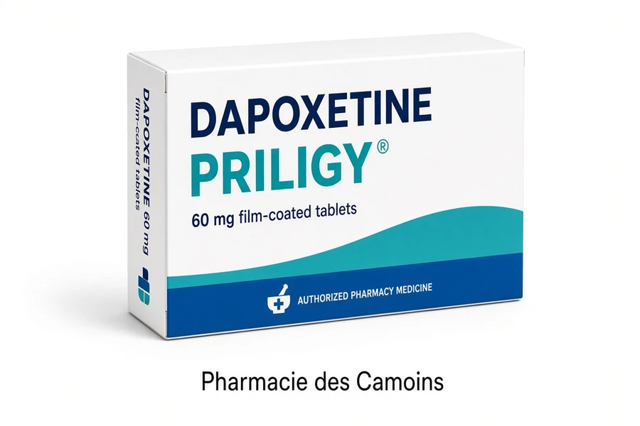 Dapoxétine 60 mg comprimés pelliculés