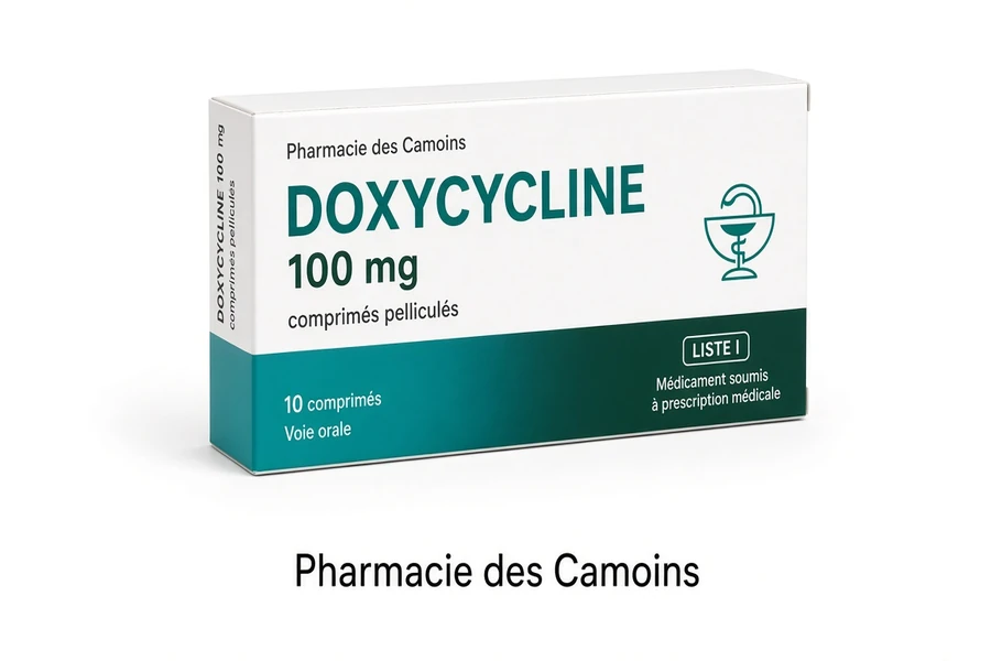Doxycycline 100 mg comprimés pelliculés antibiotique