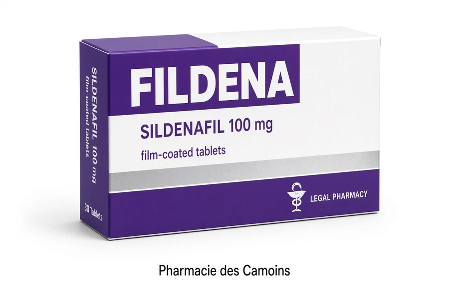 Fildena 100 comprimés sildénafil pourpre