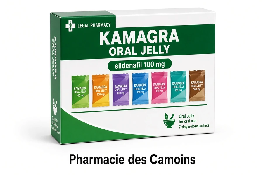 Kamagra Oral Jelly sachets gel oral sildénafil