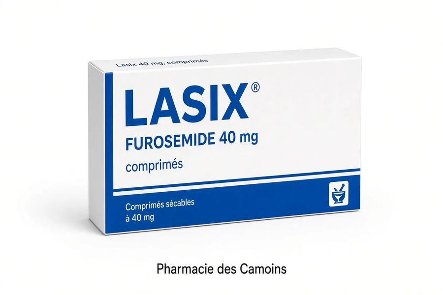 Boîte de Lasix 40 mg furosémide comprimés